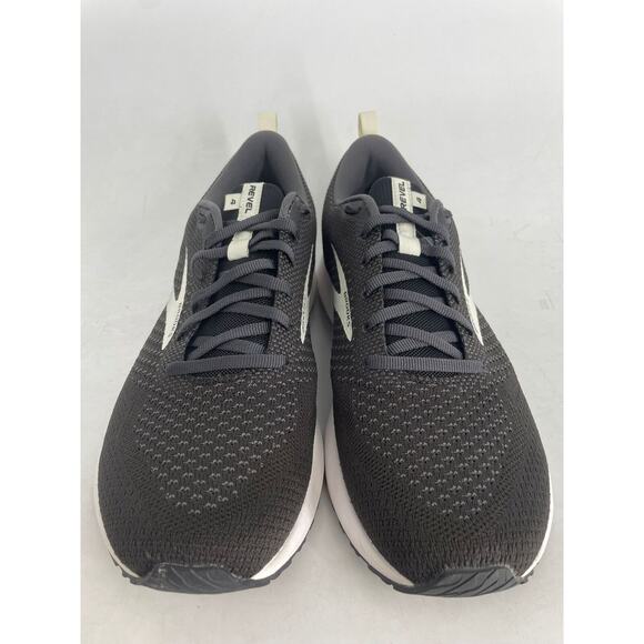 BROOKS MENS REVEL 4 110347 1D 063 CUSHION RUNNING SHOES BLACK/WHITE SIZE 10 main image 4
